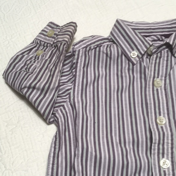 12m (5/$20) Striped Cotton Shirt by Place - Picture 4 of 8
